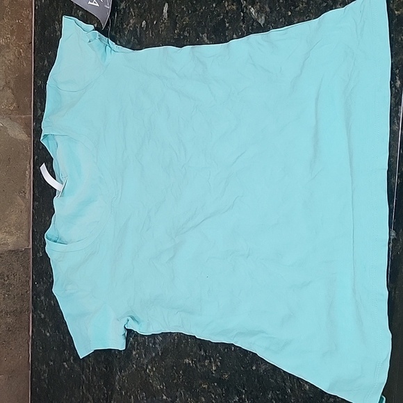 Nwt Icon Apparel Short Sleeve T-Shirt: Blue Tops - Women's Size Medium - Picture 1 of 7